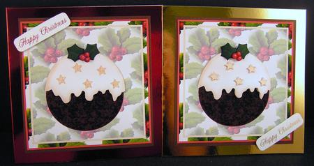 Christmas Pudding Step by Step Topper by Melanie Brewin