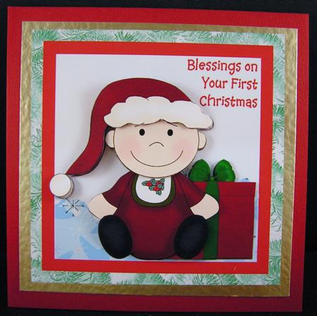 Baby Boy First Christmas by Melanie Brewin