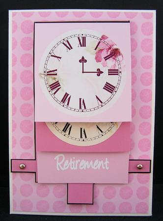 Time to Retire Waterfall Card Sheet by Melanie Brewin