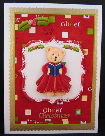 A Little Cute Carol Singer by Melanie Brewin