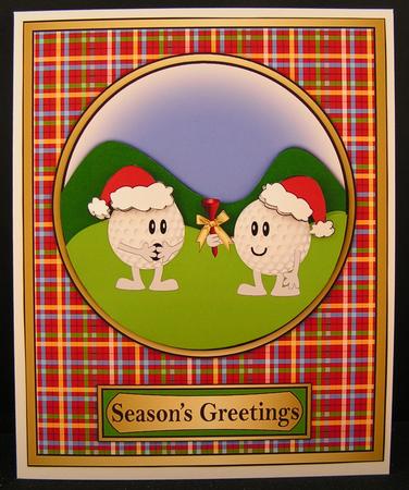 Christmas Golfing by Melanie Brewin