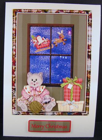 Waiting for Santa and He is There by Melanie Brewin