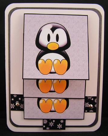 Penguin Waterfall by Melanie Brewin