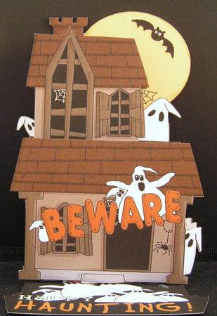Beware Pop-up Card by Melanie Brewin