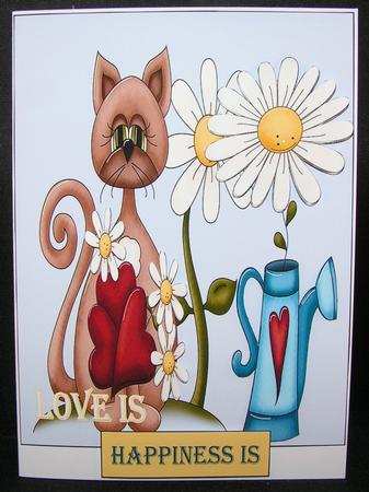 Love is Happiness is Cats. by Melanie Brewin