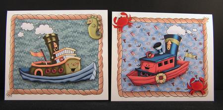 Cute Tugs 2 by Melanie Brewin