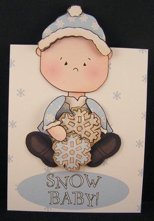 Snow Baby Over the Edge by Melanie Brewin