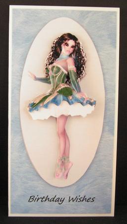 Elegant Ballerina Birthday Wishes by Melanie Brewin