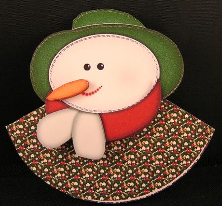 Snowman Wobble Card by Melanie Brewin