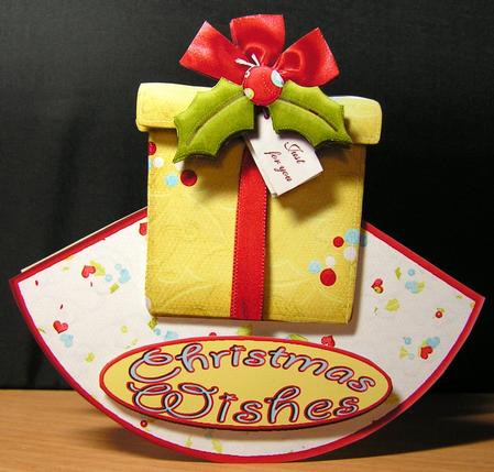 Just for You a Present Over the Edge Wobble/rocker Card by Melanie Brewin