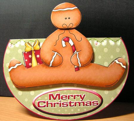 Merry Christmas from the Sweet Gingers Rocker Card by Melanie Brewin
