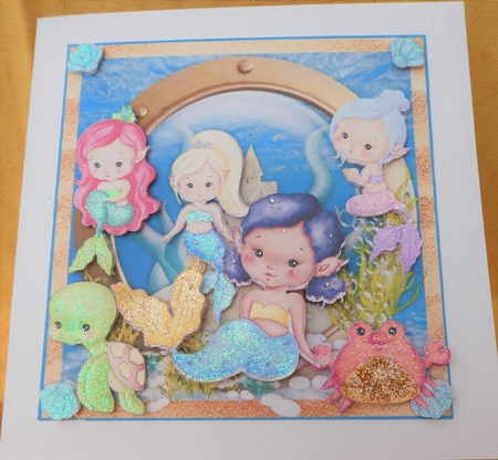 Mermaid Wishes Bumper kit  by MELLONIE-DAWN ADAMS