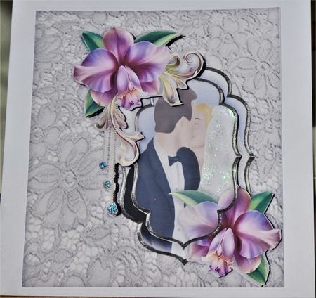 Wedding Album Card - Orchid by MELLONIE-DAWN ADAMS