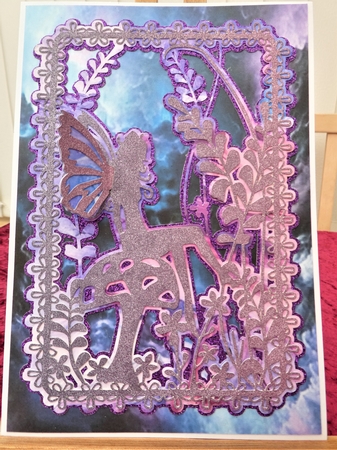 Fairy On Toadstool Topper  by MELLONIE-DAWN ADAMS