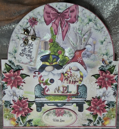Jingle All The Way 02 Shaped Mini Page Kit  by MELLONIE-DAWN ADAMS