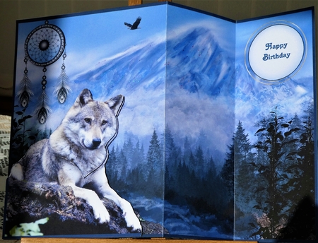Wolf-Fold Back by MELLONIE-DAWN ADAMS