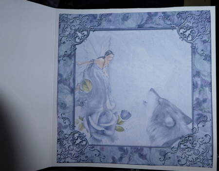 Fairy & Wolf Blank Insert by MELLONIE-DAWN ADAMS