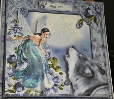 Fairy & Wolf Blank Insert by MELLONIE-DAWN ADAMS