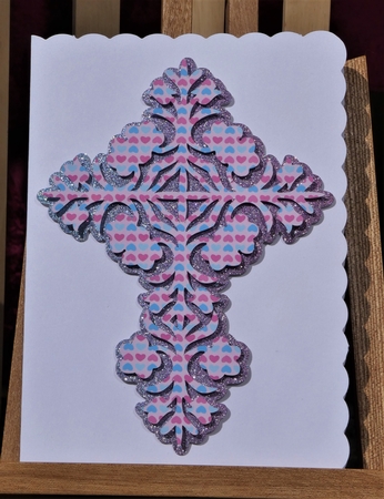 Folk Art Flower Crosses by MELLONIE-DAWN ADAMS