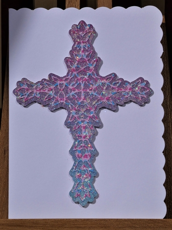 Folk Art Flower Crosses by MELLONIE-DAWN ADAMS