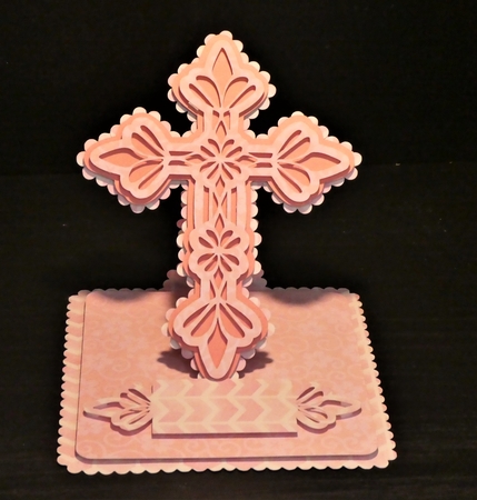 819 Cross Easel by MELLONIE-DAWN ADAMS