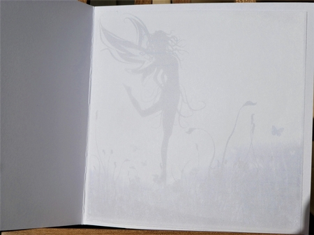 Fairy Silhouette in the Moonlight by MELLONIE-DAWN ADAMS