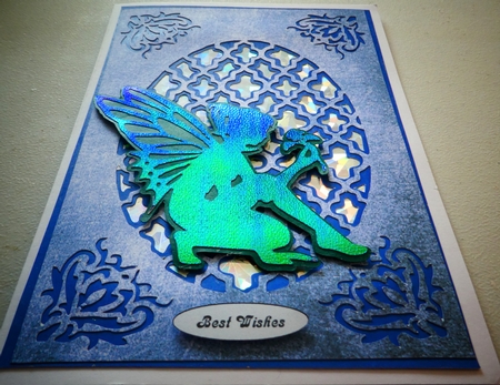 Fairy on fancy background 2 by MELLONIE-DAWN ADAMS