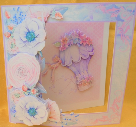 APERTURE FRONT 7x7 CARD KIT - Flowers In the Sky by MELLONIE-DAWN ADAMS