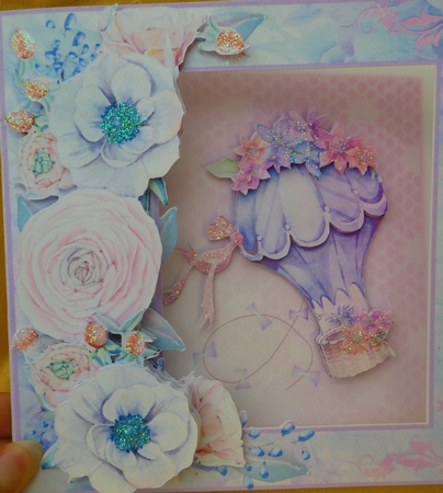 APERTURE FRONT 7x7 CARD KIT - Flowers In the Sky by MELLONIE-DAWN ADAMS