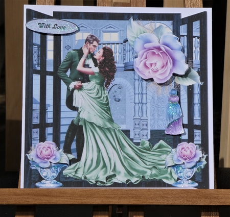 Never Ending Love Topper with Decoupage by MELLONIE-DAWN ADAMS