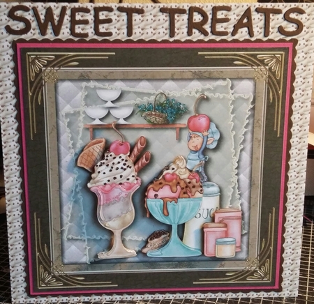 Sweet Tooth Card Topper by Michelle Bee