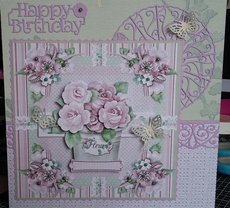 Flowers Card Front by Michelle Bee
