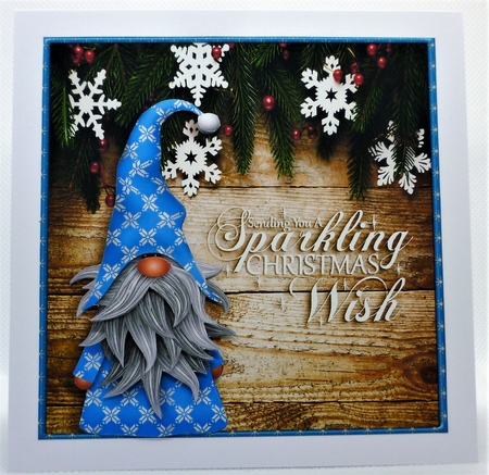 A Christmas Gnome Card Front Mini Kit-5 by Michelle Chivers