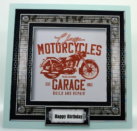 Vintage Motorbike Logo Exclusive Bumper Kit by Michelle Chivers