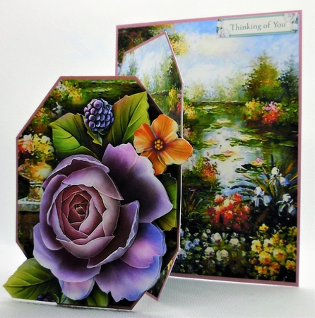 Concertina Front - Garden Pond by Michelle Chivers