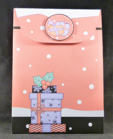 3D Christmas Postbox Gift Bag Mini Kit by Michelle Chivers