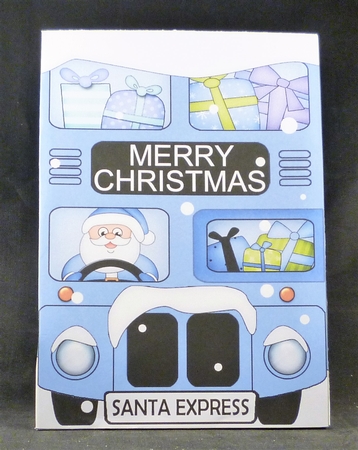 3D Christmas Santa Express Gift Bag Mini Kit by Michelle Chivers