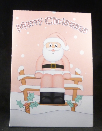 3D Christmas Santa Gift Bag Mini Kit by Michelle Chivers