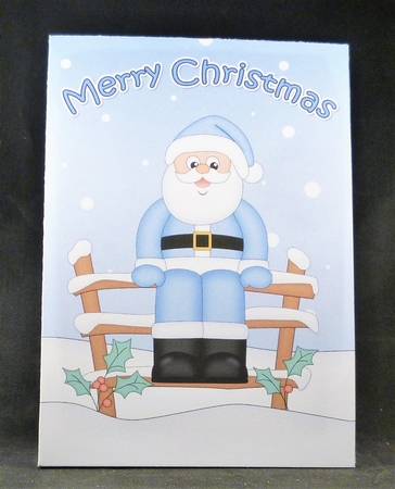3D Christmas Santa Gift Bag Mini Kit by Michelle Chivers