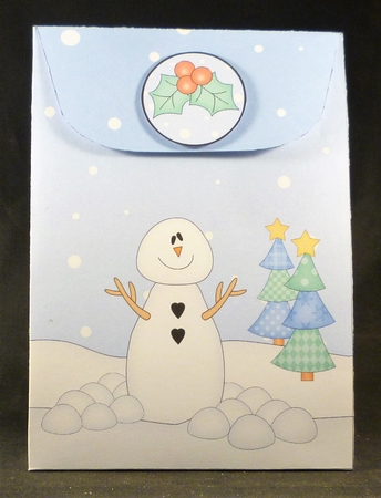 3D Christmas Santa Gift Bag Mini Kit by Michelle Chivers