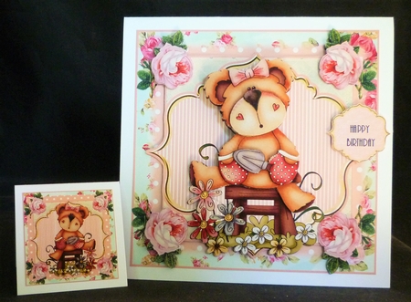 Love to Garden Card Front Kit by Michelle Chivers