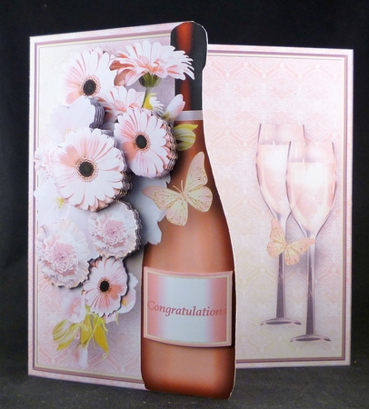 Rosé Wine Offset Card Mini Kit by Michelle Chivers