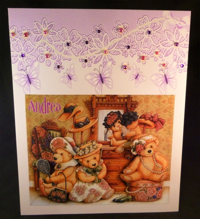Butterflies & Pearls Papers 8x8 by Michelle Chivers