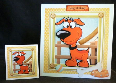 Funny Dog 8x8 Mini Kit by Michelle Chivers