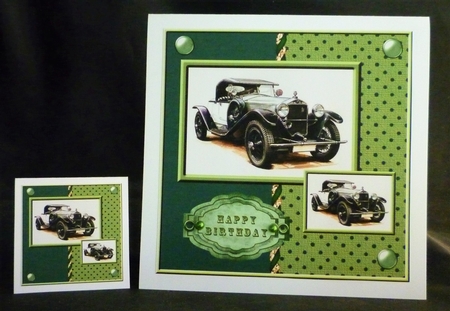 Vintage Car Card (2) by Michelle Chivers