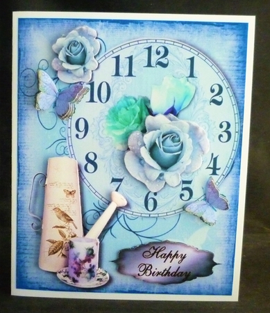 as time goes by blue by Michelle Chivers