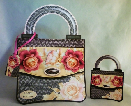 Handbag Shape Card Mini Kit 147 by Michelle Chivers
