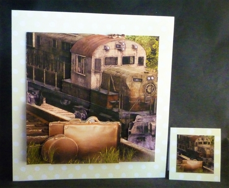The Old Victorian Train Station 6 - Travel Adventures Insert & Tag by Michelle Chivers