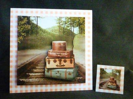 The Old Victorian Train Station 13 - Travel Adventures Insert & Tag by Michelle Chivers
