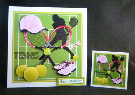 7x7 Tennis queen mini kit by Michelle Chivers